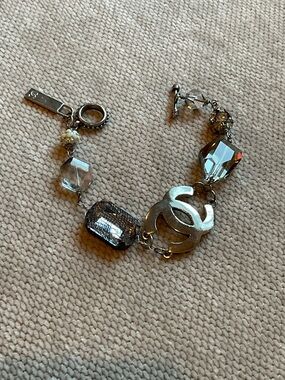 Chanel CC Logo Statement Bracelet